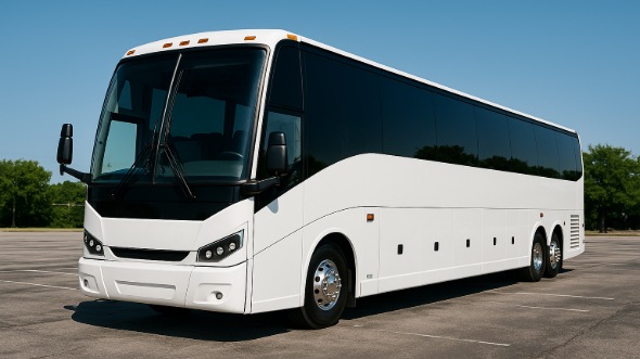 Exterior of Wisconsin Party Bus Company's ADA Charter Bus in Wisconsin