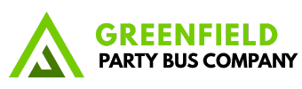 greenfield party bus company logo