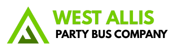 west allis party bus company logo